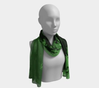 Green Swirl Long Scarf preview