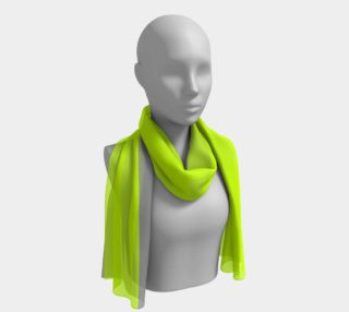 Retro in Green Neon Long Scarf preview