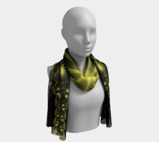 Yellow Flower Explosion Long Scarf preview