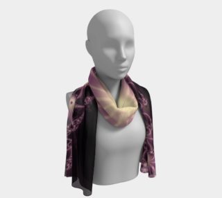 Pink Flower Bloom Long Scarf preview