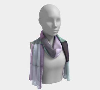 Colourfully Pastel Tiles Long Scarf preview