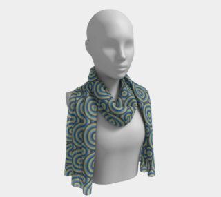Teal Mind Bend Long Scarf preview