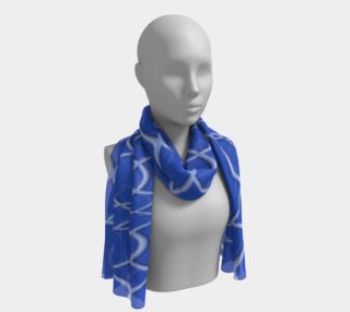 Blue Pineapple Twist Long Scarf preview