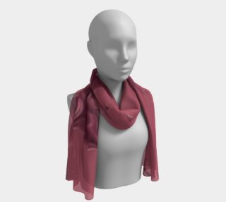 Puce Textured Leather Long Scarf preview