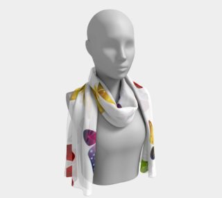 Colourful Butterflies Long Scarf preview