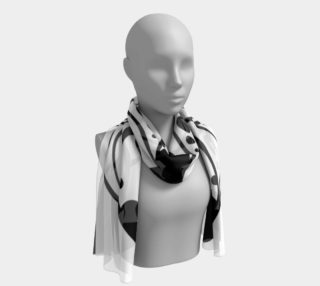 Black Butterfly Long Scarf preview