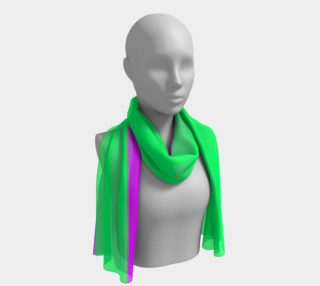 Green and Pink Standout Long Scarf preview