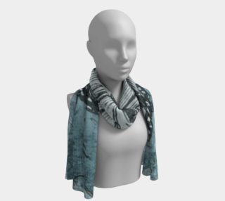 Butterfly on Blue Long Scarf preview