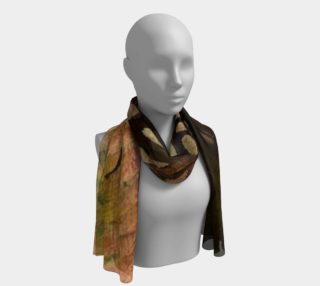 Butterfly on Wood Long Scarf preview