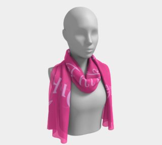 Think Pink Light on Dark Long Scarf preview