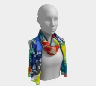 colorful long scarf preview