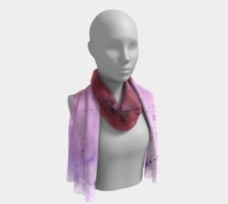 Pink Star Cluster Long Scarf preview