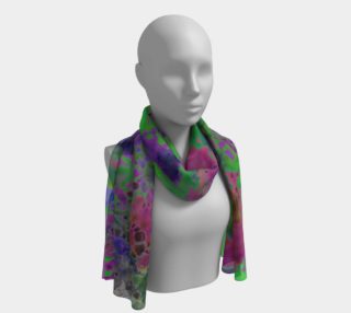 Solar Eclipse, Violet Green - Long Scarf preview