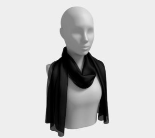 Black as Night Sky Long Scarf preview