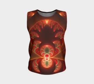 Luminous Abstract Modern Orange Red Fractal preview