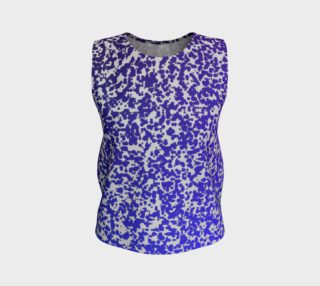 Purple Zest Dots Ombre on Gray Loose Tank Top preview