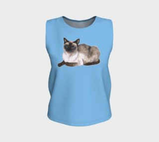 Siamese cat Loose Tank Top preview