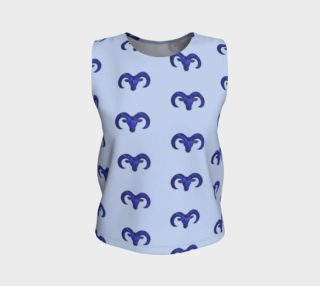 Astrological sign Aries constellation pattern Loose Tank Top preview
