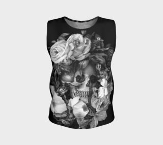 Skull Floral Loose Tank Top preview