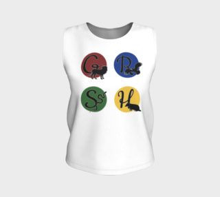 Magic mascots loose tank top white preview