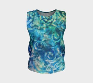 Blue Swirl Loose Tank preview
