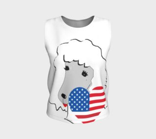 4th of July Poodle - Patriot preview