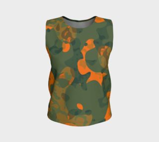 Orange and Green Camo Abstract preview