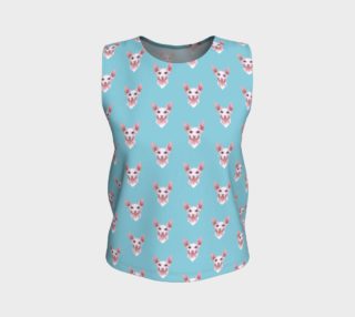 Sphynx cats pattern Loose Tank Top preview