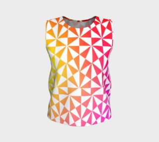 Ombre Pink Orange yellow Geometric Angular Patterned Print preview