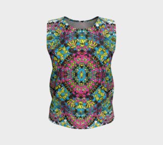 Colorful Bohemian Floral Ornate Pattered Print preview