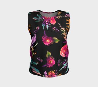 Happy Roses Black top preview