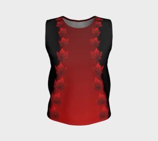 Canada Maple Leaf Tank Tops Black Canada Shirts preview