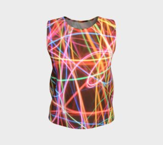 Christmas Light Trails Loose Tank Top preview