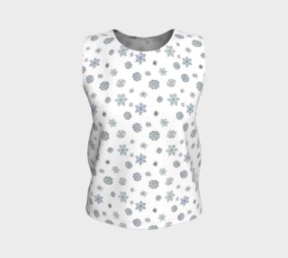 Aperçu de Snowflakes Loose Tank Top
