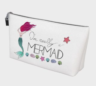 Aperçu de I'm Really a Mermaid Makeup Bag