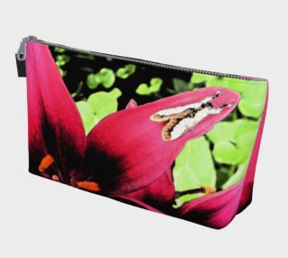 Red Lily with Moth II Make-up Bag preview