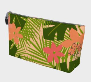 Aperçu de Palms and Flowers Cosmetic Bag