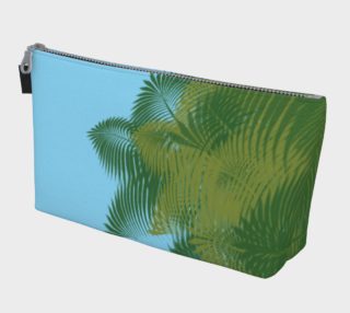 Palms Blue Cosmetic Bag preview