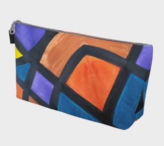 Geo Abstraction Makeup Bag preview