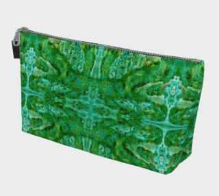 Green Abstraction Makeup Bag preview
