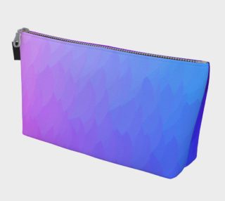  Purple Ombre Flame Makeup Bag preview
