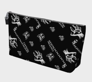 Chained Monsters Cute Gothic Art Print Makeup Bag preview