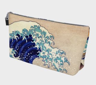 Katsushika Hokusai The Great Wave Off Kanagawa Makeup Bag preview