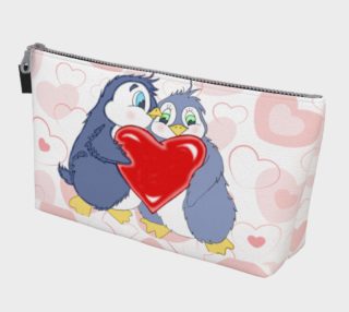 Penguin Love Pink Hearts preview