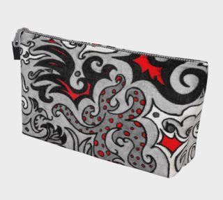 Nightmare In Red Gothic Art Makeup Bag preview