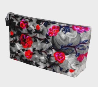 Neon Roses Gothic Art Makeup Bag preview
