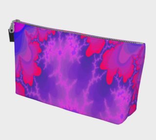 Pink and Purple Flower Burst Makeup Bag preview