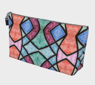 Colorful Stained Glass Makeup Bag preview