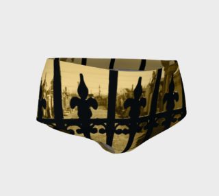 Black and gold mini shorts! preview