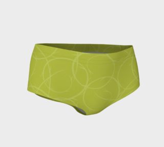 Green Grape Vine Women's Bikini Yoga Shorts preview